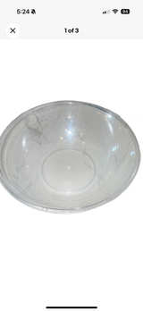 Clear Plastic Serving Bowl - Image 1