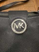 Michael Kors Crossbody Leather Bag Black Purse  - Image 2