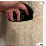 WeWoreWhat Faux Fur Blazer Ivory/Black - Image 3