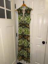 Alice + Olivia Mirrored Garden Maxi Dress Green Size 8 - Image 1