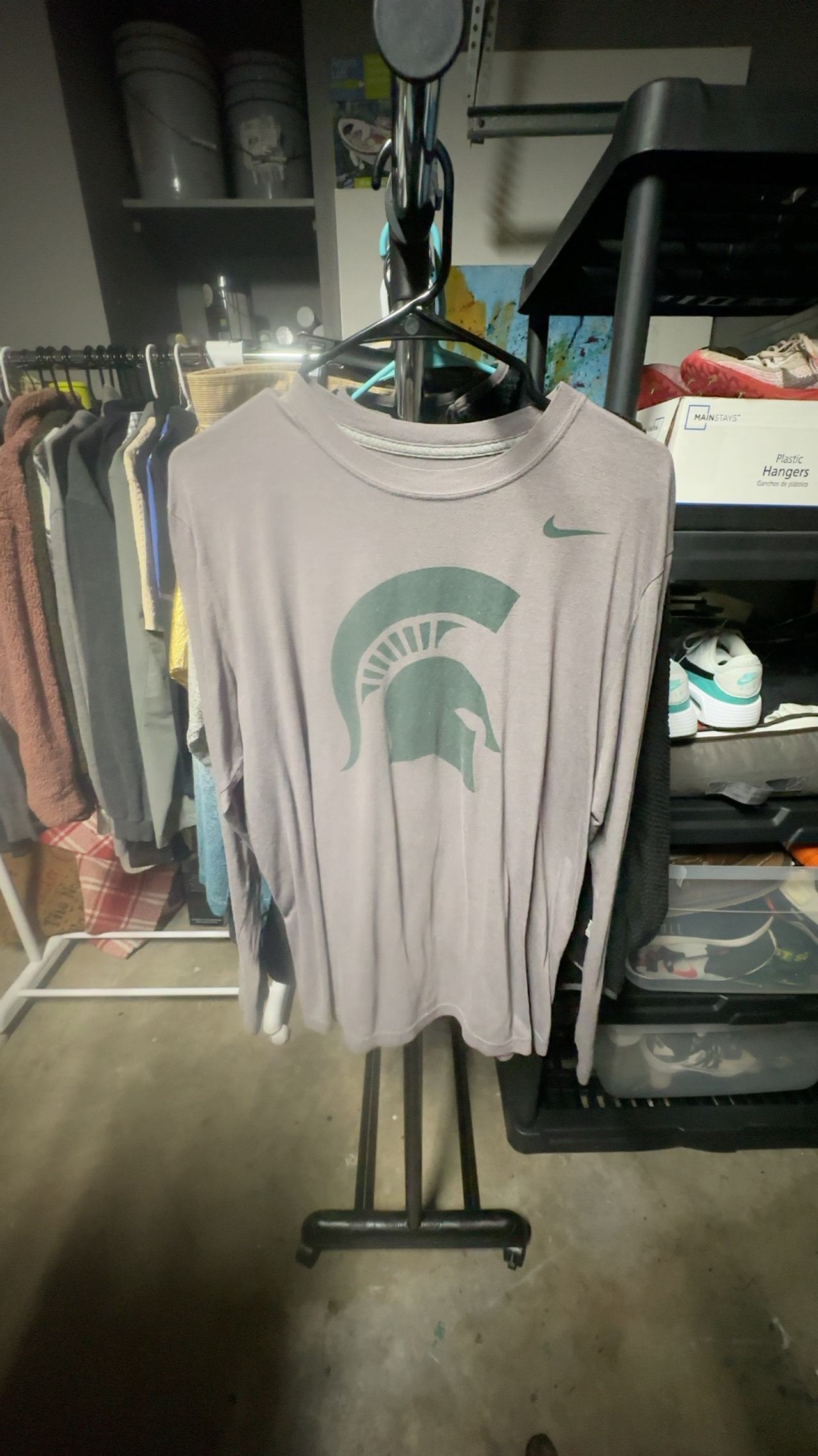 Nike Michigan State Spartans Long Sleeve T-Shirt Green