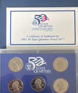 2003 United States Mint 50 State Quarters Proof Set - Image 1
