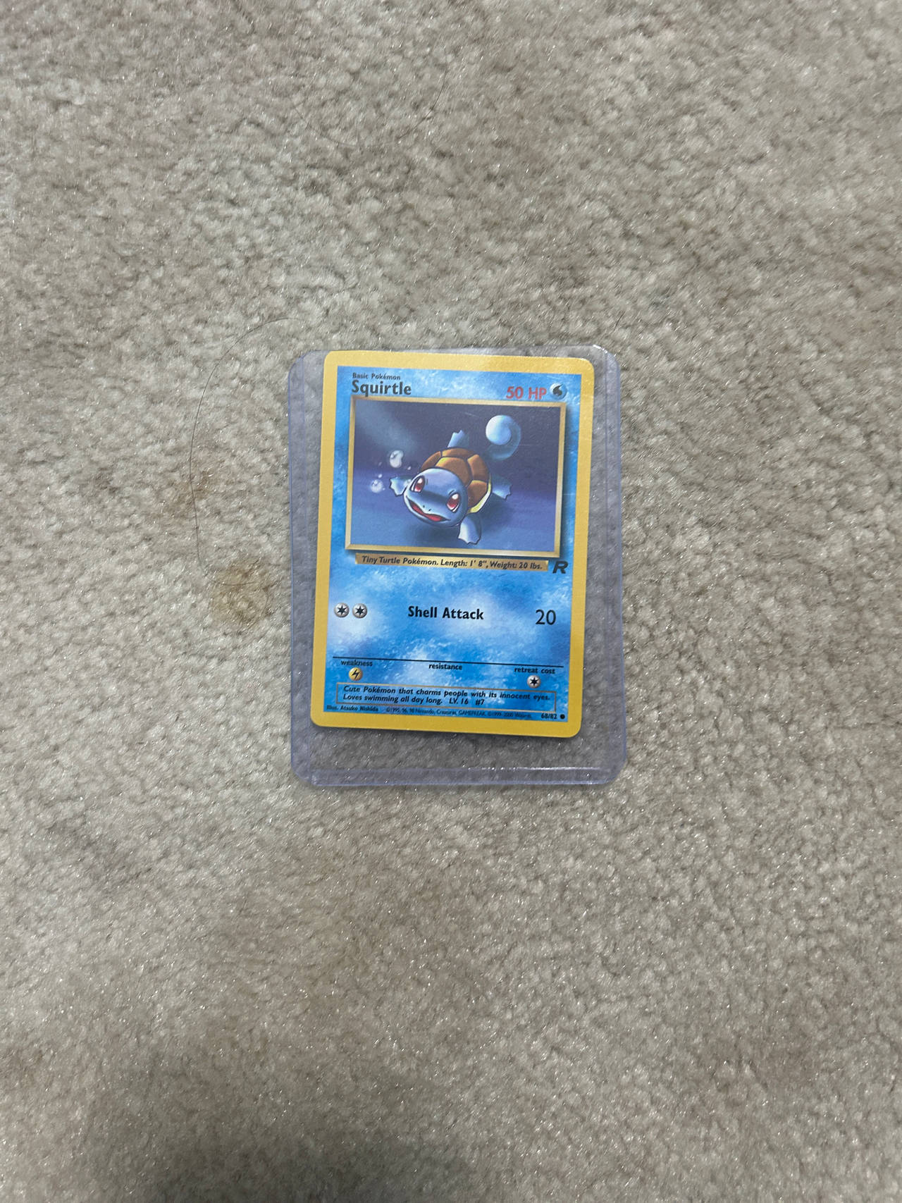 Squirtle Pokémon Card