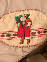 Branco Vintage Santa Oval Placemat - Image 1