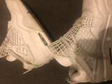 Nike Air Jordan 4 Retro Net Triple White - Image 4