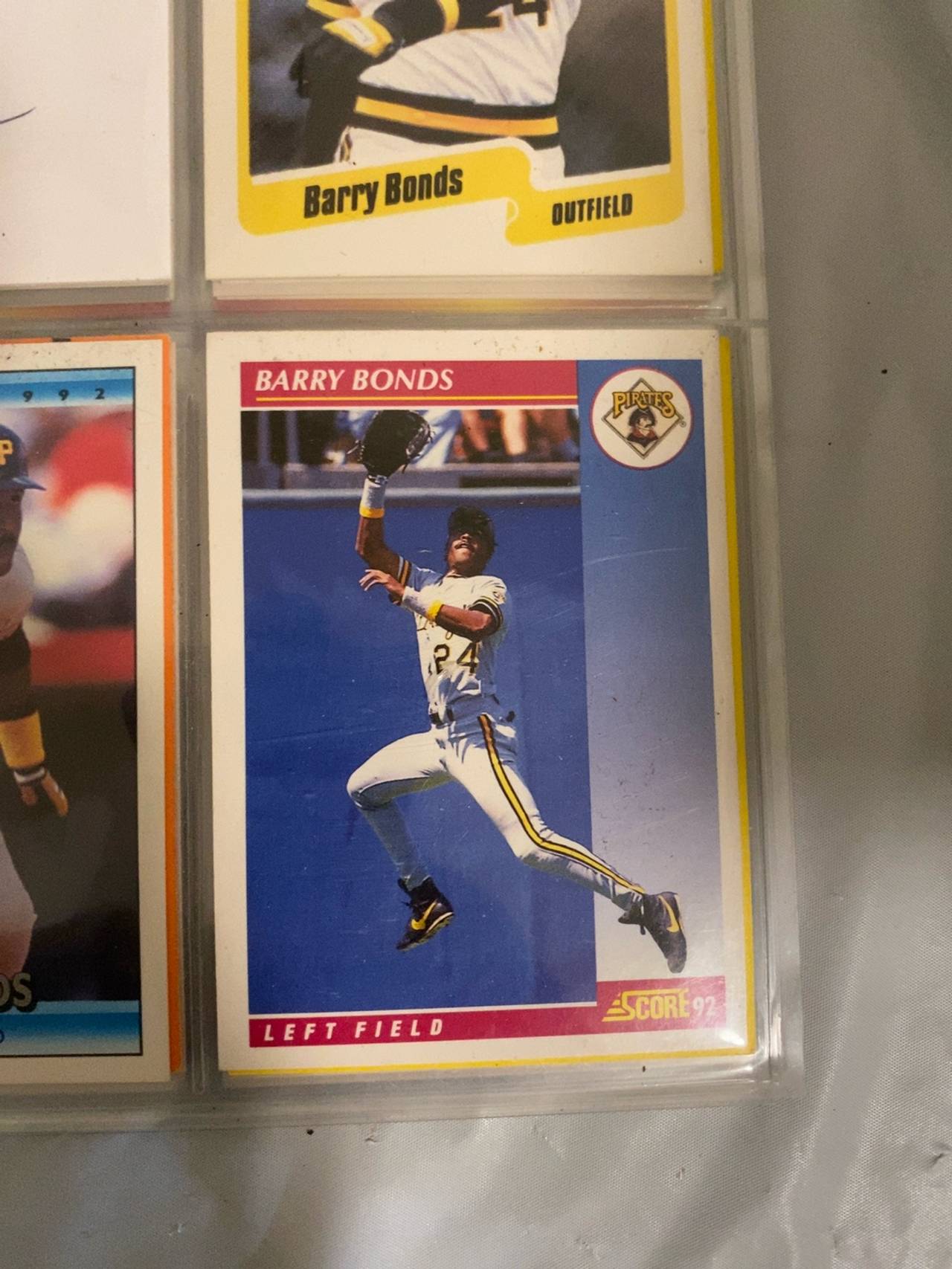 Score Barry Bonds 1992 #555 Baseball Card