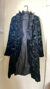 Pure Silk & Velvet Jacket - Image 6