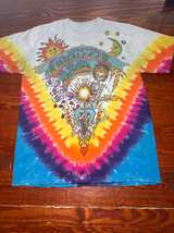 Liquid Blue Grateful Dead Summer Tour 1992 Tie Dye T-Shirt - Image 2