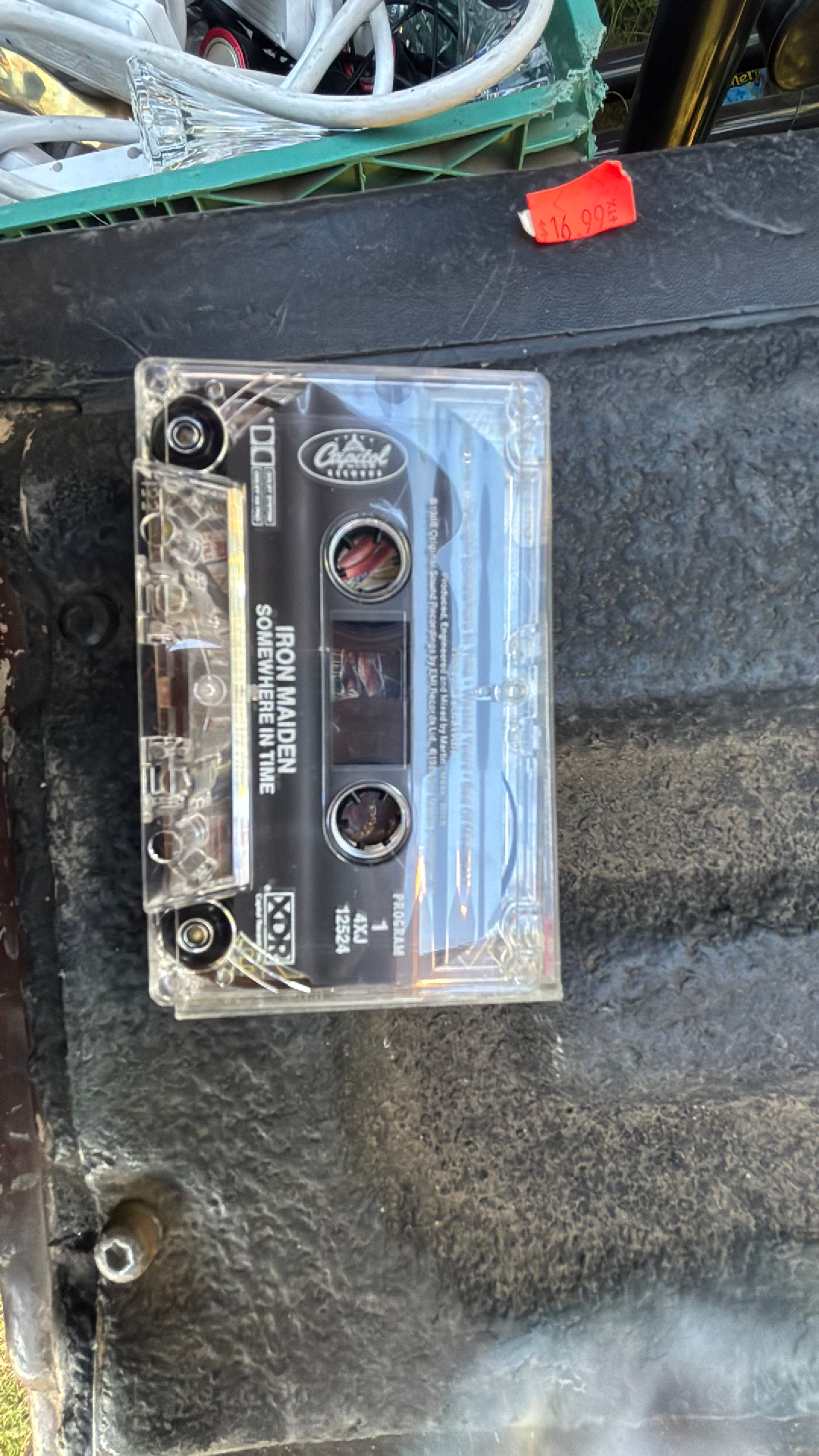 Iron Maiden Somewhere in Time Cassette Tape - Image 4