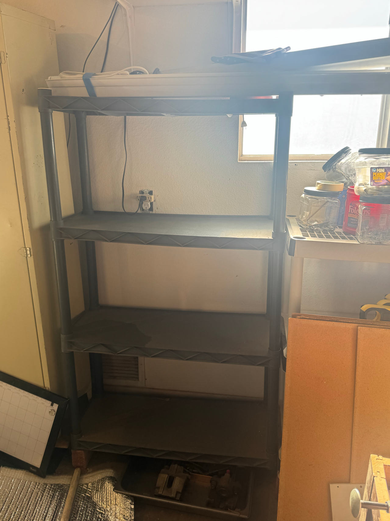Plastic Utility Shelving Unit