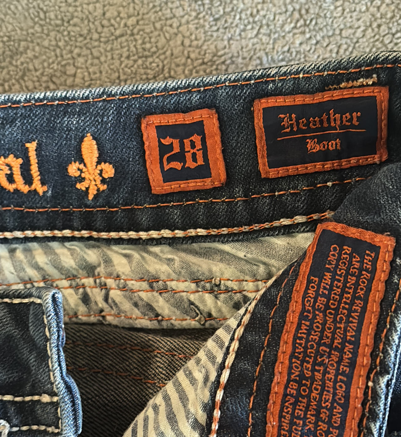 Rock Revival Heather Bootcut Jeans Size 28
