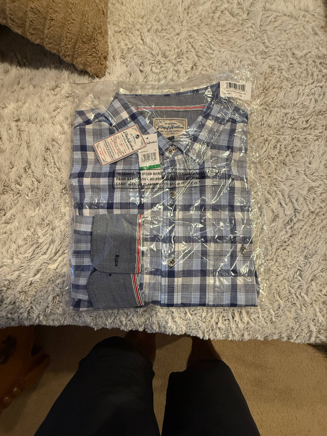 Men's Plaid Button-Down Shirt