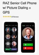 RAZ Memory Cell Phone for Seniors - Image 1
