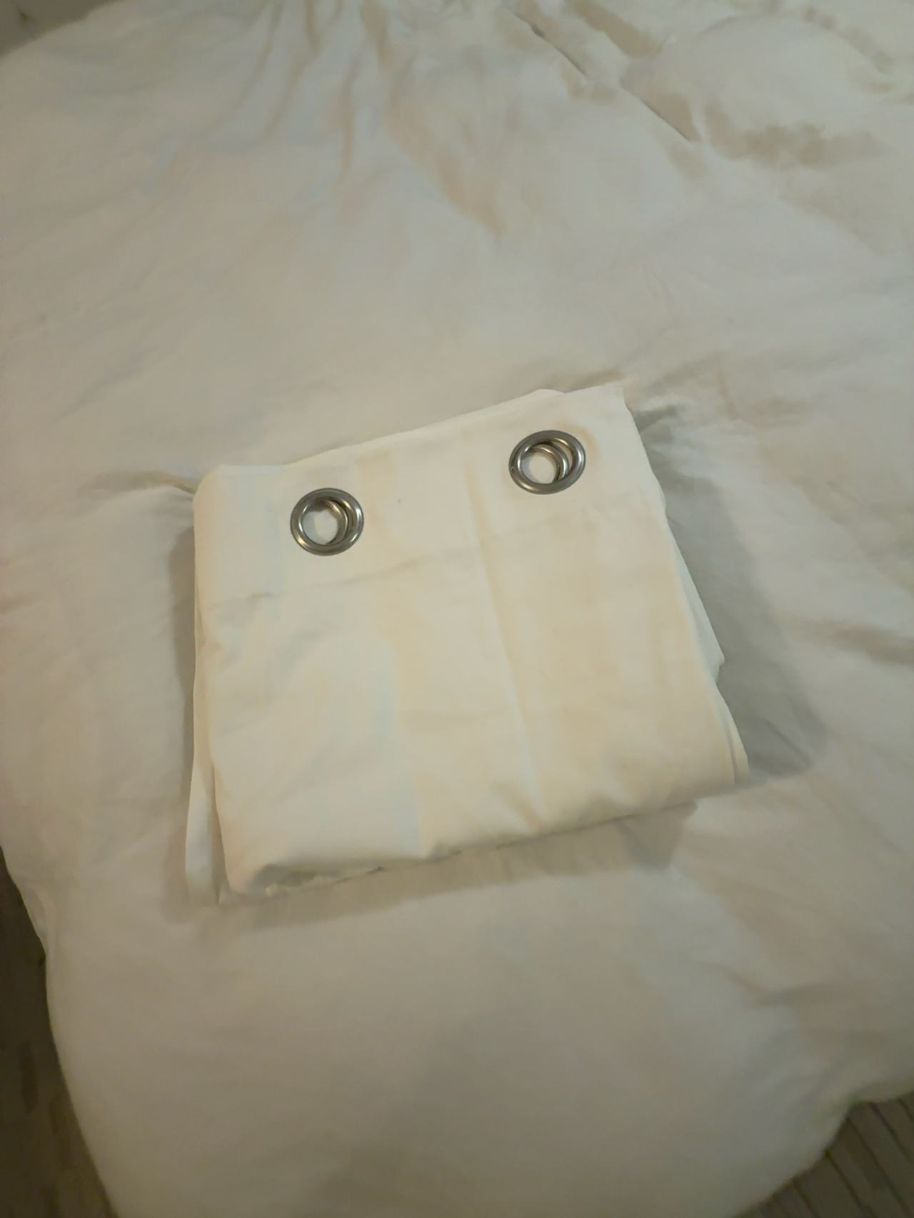 IKEA MERETE White Grommet Curtain Panel - As New RRP $49