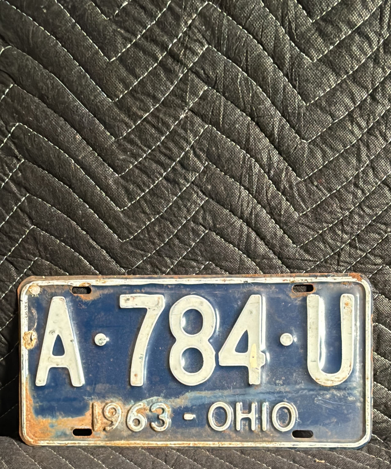 1963 Ohio License Plate