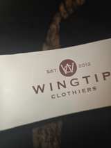Wingtip Clothiers Merino Wool Ribbed Dress Socks - Image 1