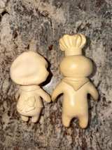 Pillsbury Doughboy & Doughgirl Lot of 2 Vintage Rubber Figure 7" - Image 6