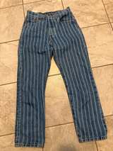 Levi's 501 Striped Denim Jeans - Image 1
