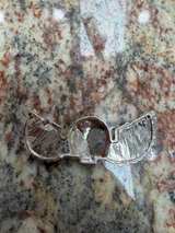 Sugar Skull with Wings Metal Charm/Pendant - Image 4