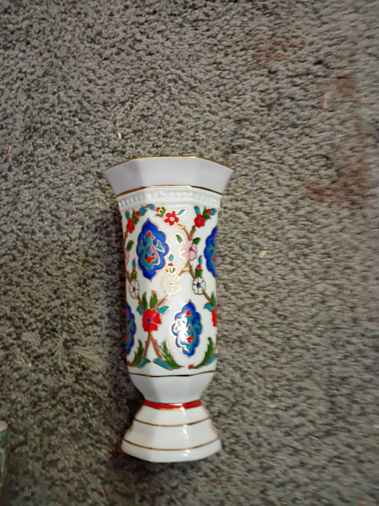 Floral Porcelain Bud Vase