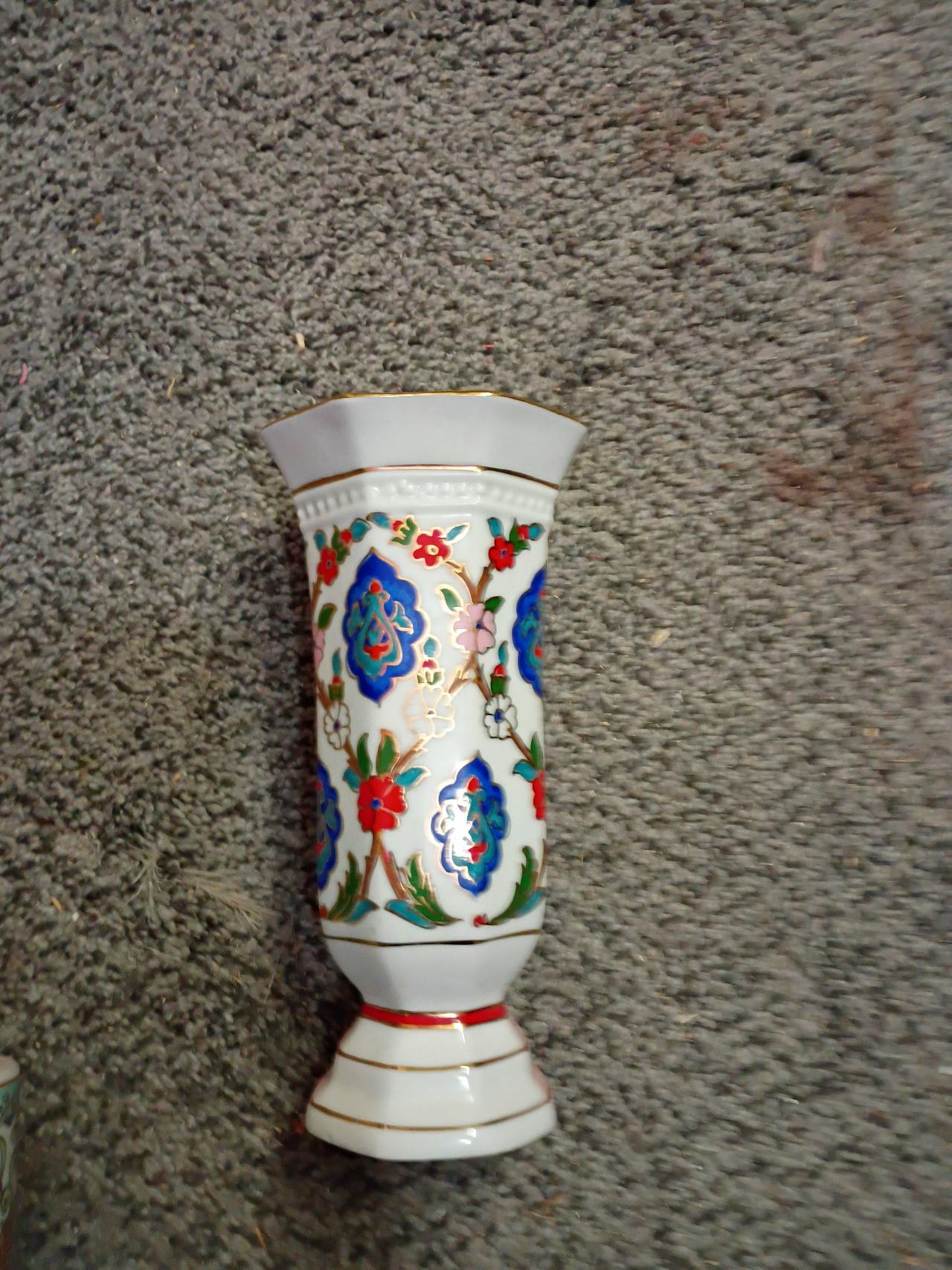 Floral Porcelain Bud Vase
