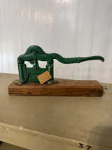 Antique Cast Iron Tobacco Plug Cutter - Image 1