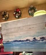 Ocean Beach Wood Plank Wall Art - Image 2