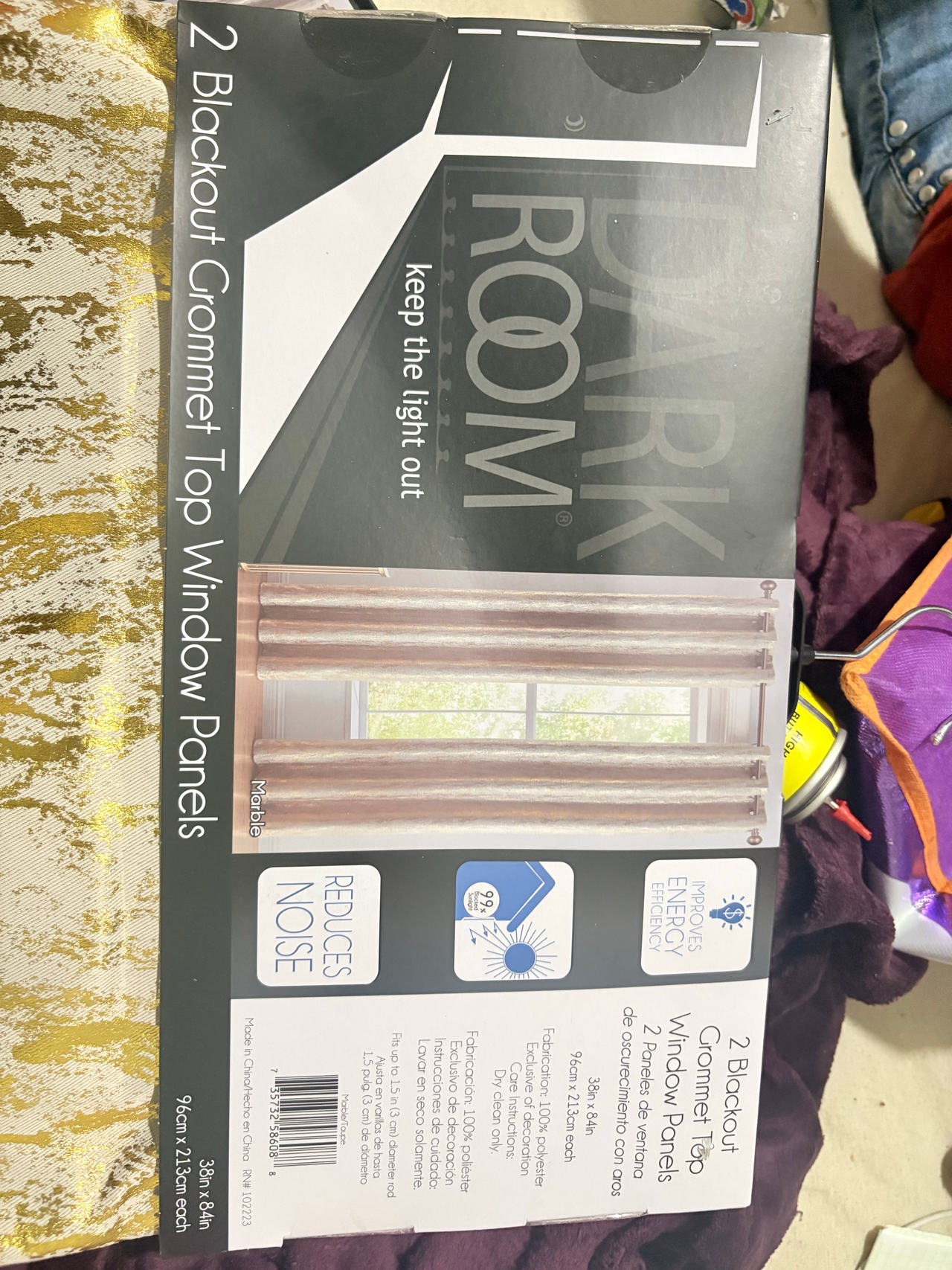 Dark Room Blackout Grommet Top Window Panels