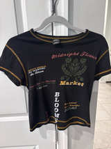 Urban Outfitters Midnight Flower Market Graphic Baby Tee - Image 4