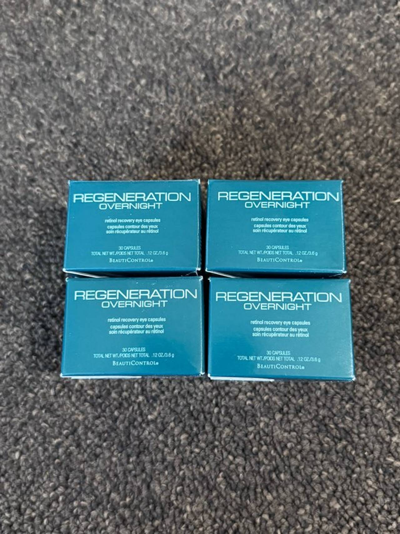 BeautiControl Regeneration Overnight Retinol Recovery Eye Capsules (4 Boxes)