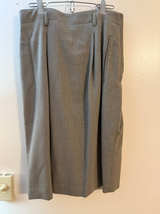 Gray Wool Blend Pencil Skirt with Pockets Liz Claiborne - Image 1
