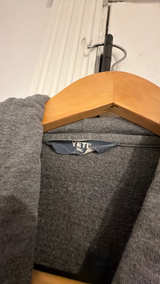 Yeti Brushed Fleece Logo Hoodie Pullover Gray - Image 2