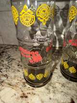 X2 lot Disney Polynesian Village Amber Tiki Glass cup set - Image 2