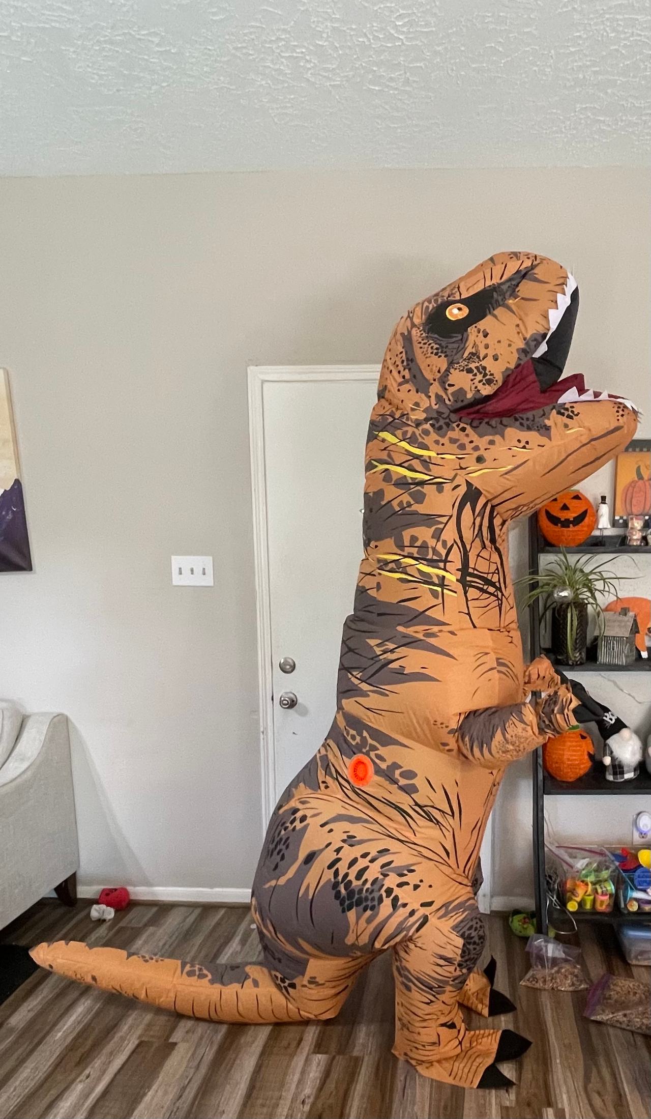 Inflatable T-Rex Dinosaur Costume