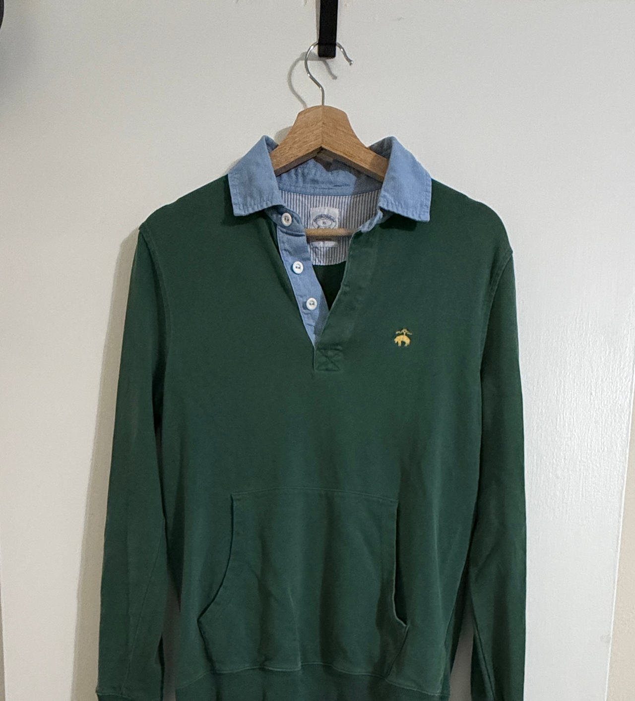 Brooks Brothers Red Fleece Rugby Hoodie