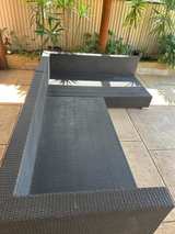Outdoor Wicker Corner Lounge/Day Bed - Image 5