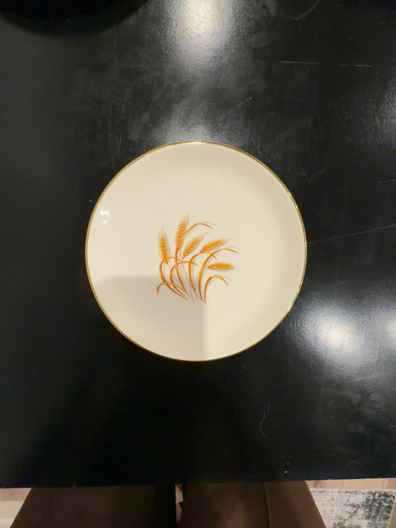 Homer Laughlin Golden Wheat Bread Plate