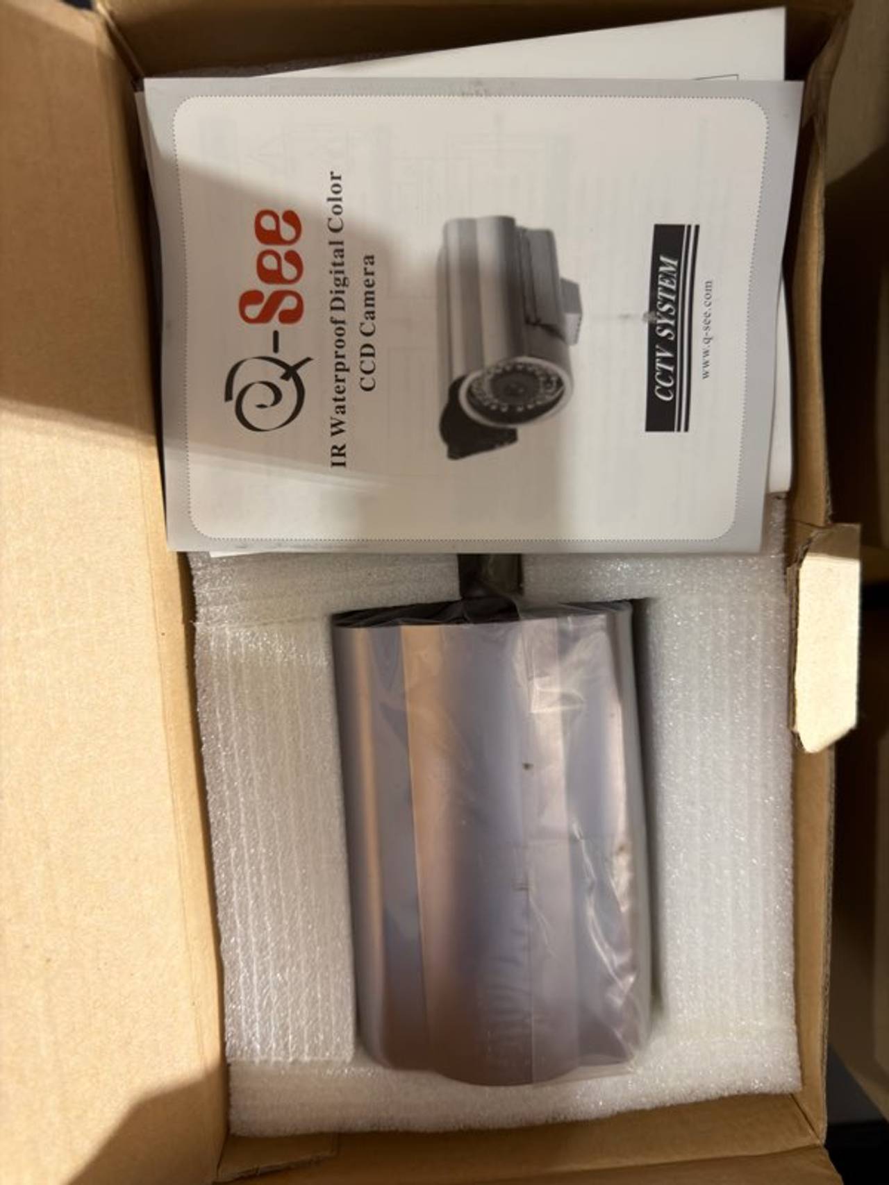 Q-See IR Waterproof Digital Color CCD Camera Set of 3