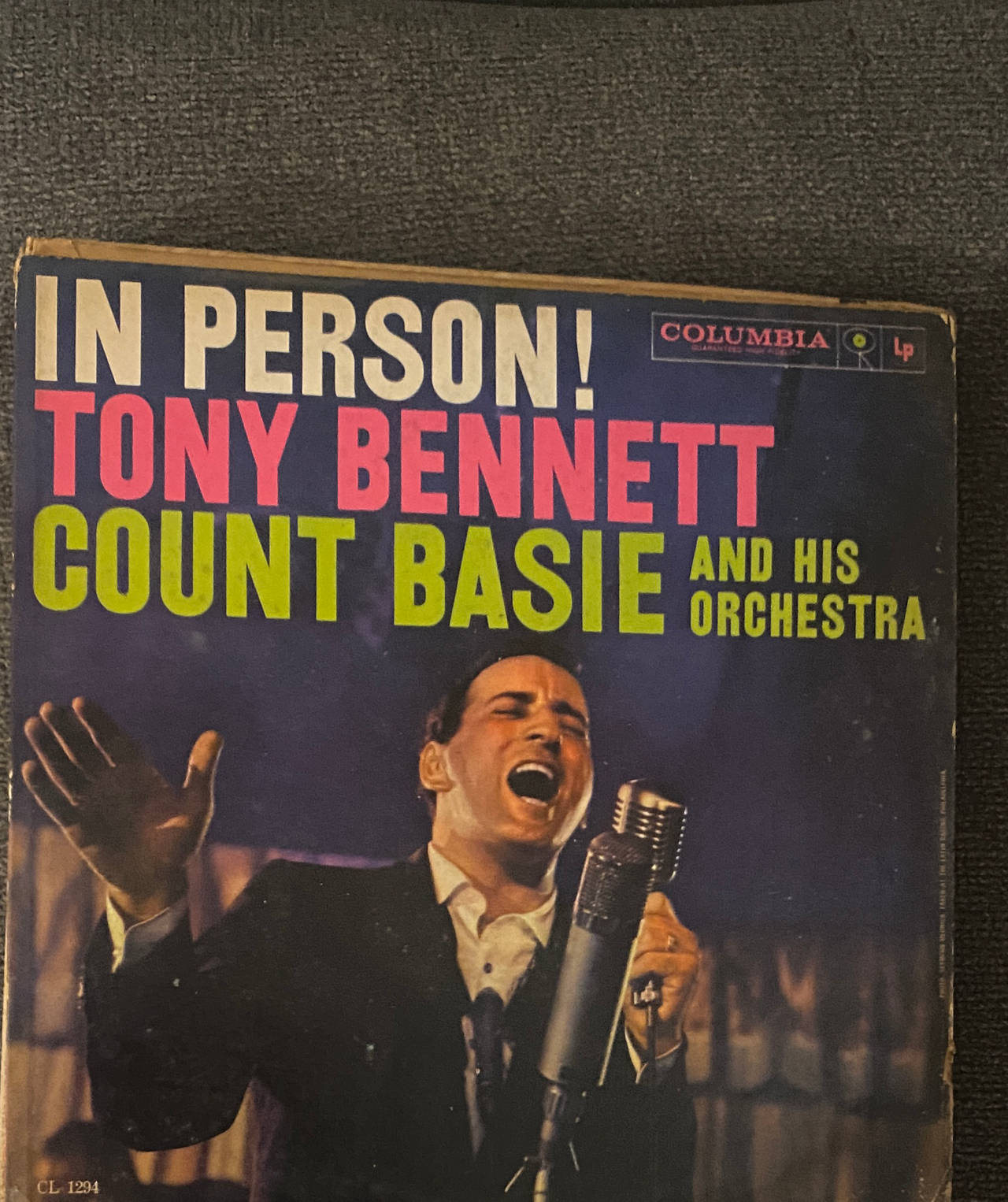 In Person! Tony Bennett and Count Basie and His Orchestra Vinyl LP