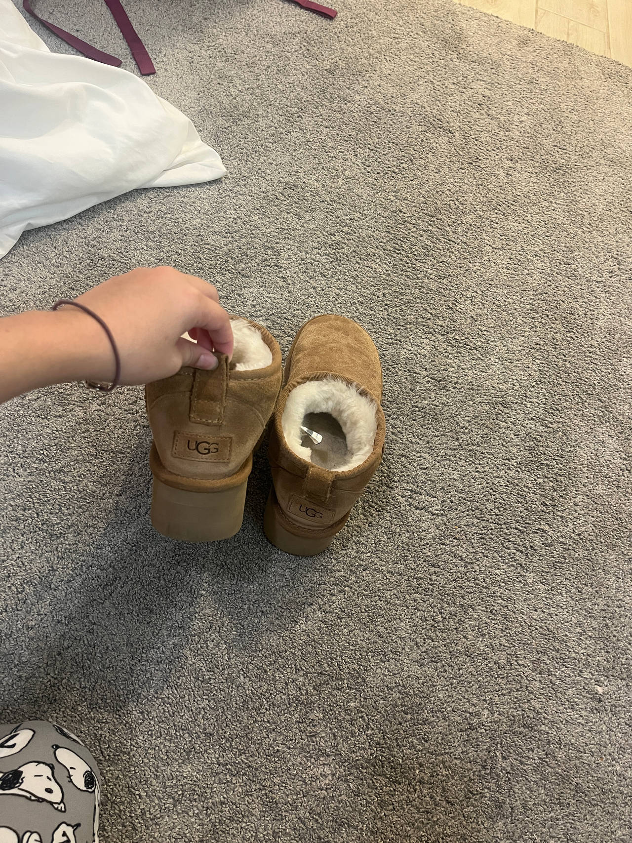 UGG Classic high Platform Chestnut