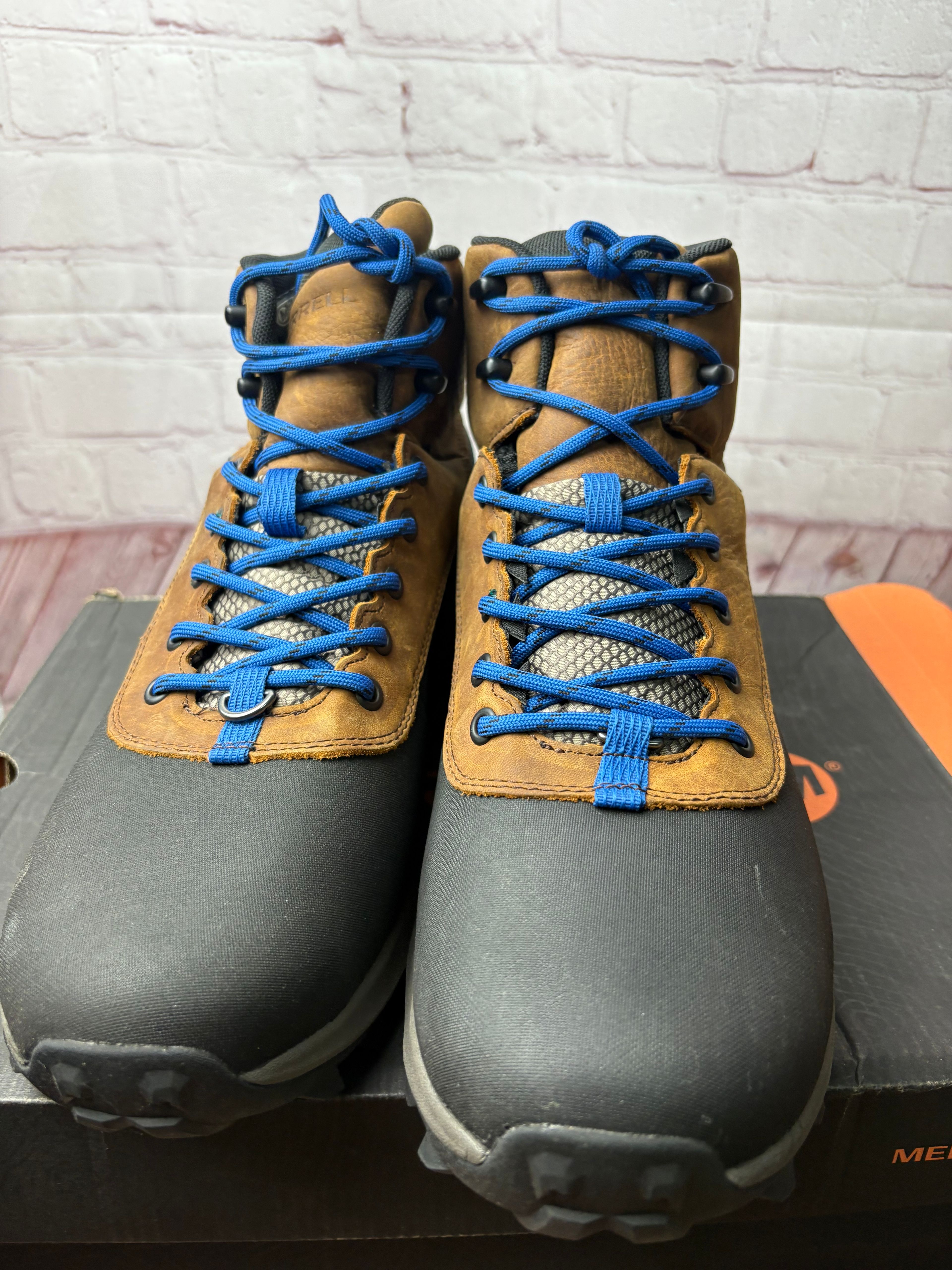 Merrell Thermo Kiruna Mid Shell Waterproof Men's Boot Tan size 10.5 - Image 6