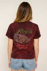 Poison Dragging the Cat Across America 1987 Tour T-Shirt - Image 2