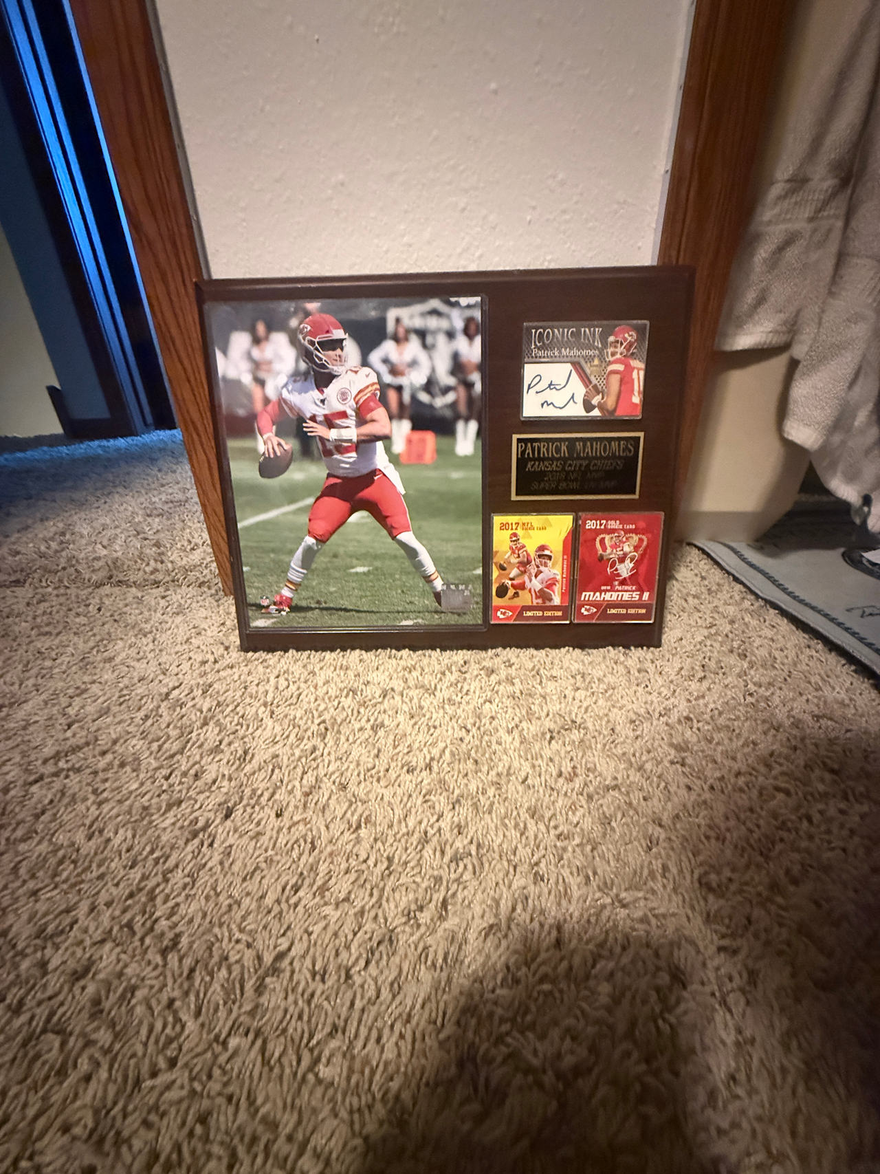 Patrick Mahomes Kansas City Chiefs Framed Memorabilia