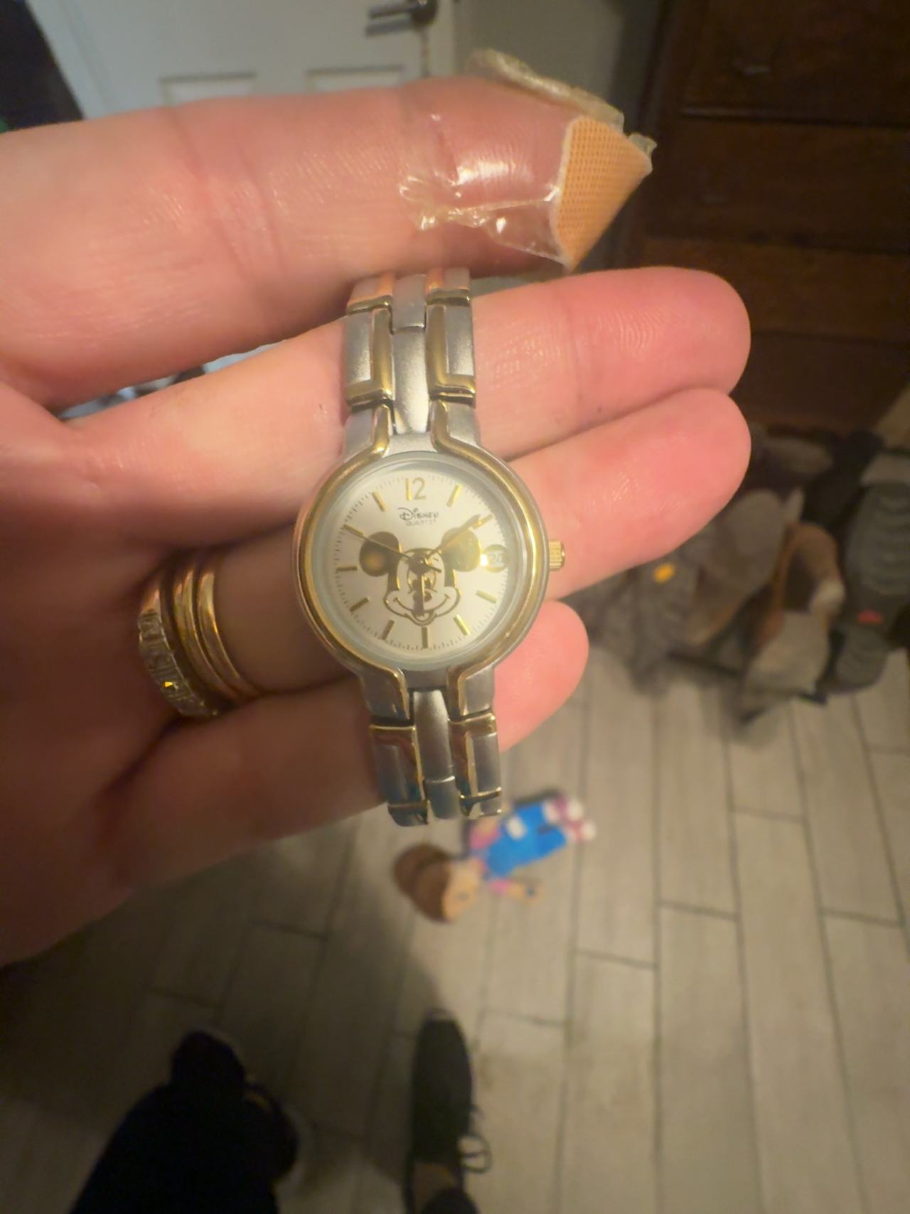 Disney Time Works Two-Tone Mickey Mouse Watch