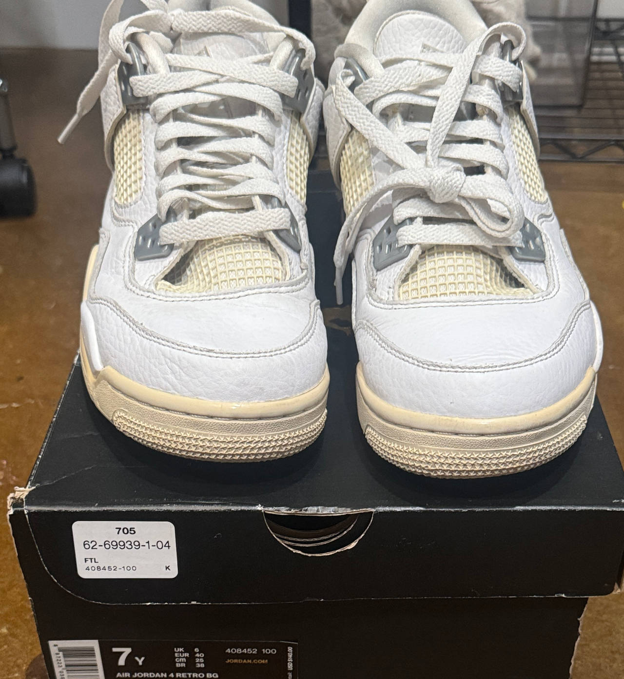 Air Jordan 4 Retro BG 'Pure Money' 2017