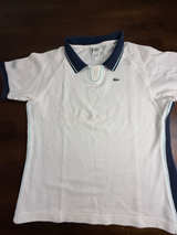 Lacoste Women's Sport V-Neck Polo Shirt Size 44 - Image 1