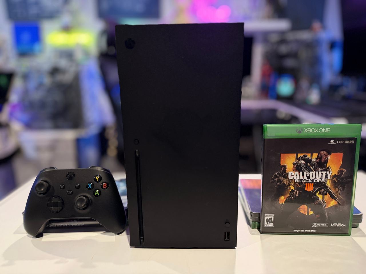 Xbox Series X 1TB Console Bundle w Controller + COD Black Ops 4 Tested Works
