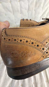 Ted Baker Tan Leather Wingtip Brogues US9 42 - Image 4