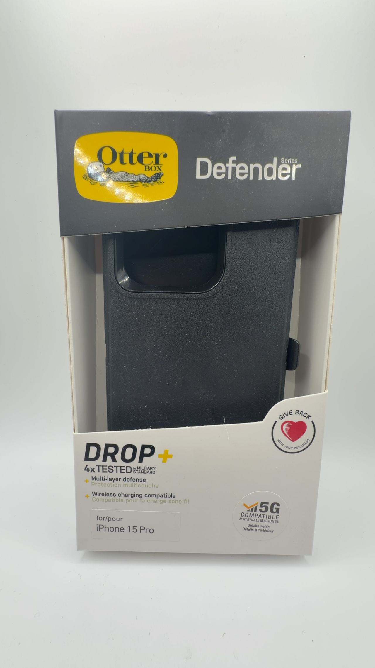 OtterBox Defender Series Case for iPhone 15 Pro Black