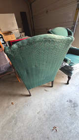 Cochrane Furniture Emerald Green Wingback Chair - Image 5